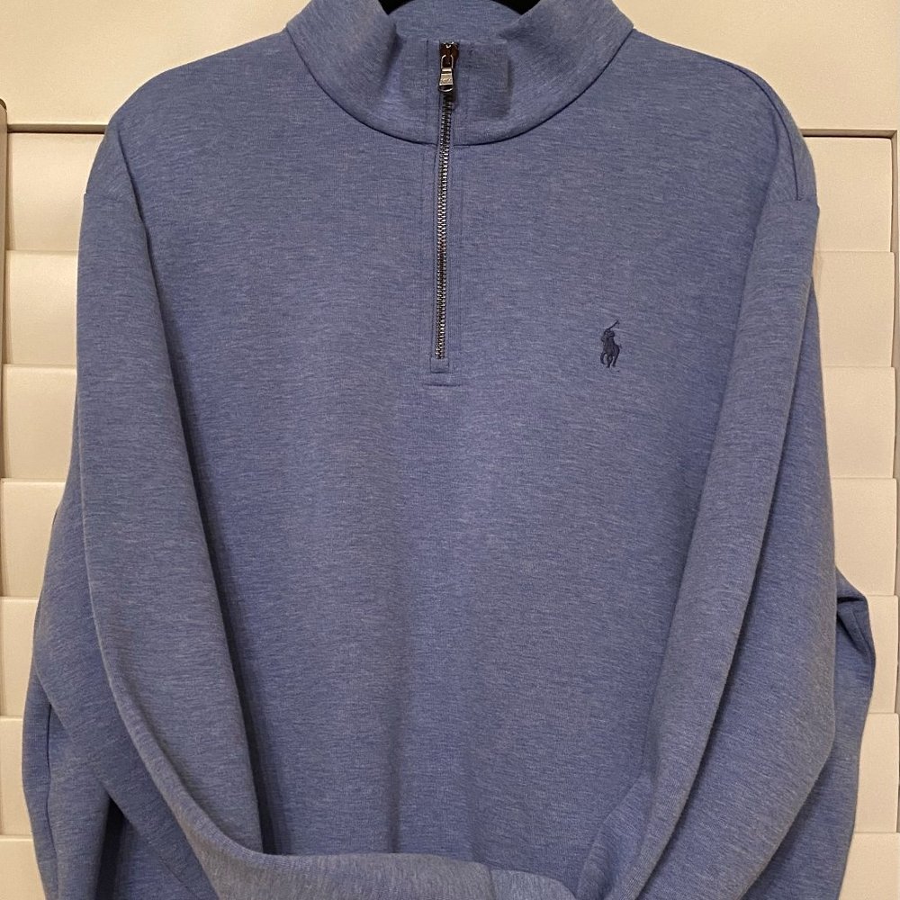 Ralph Lauren Men's Pullover Quarter Zip Sweater